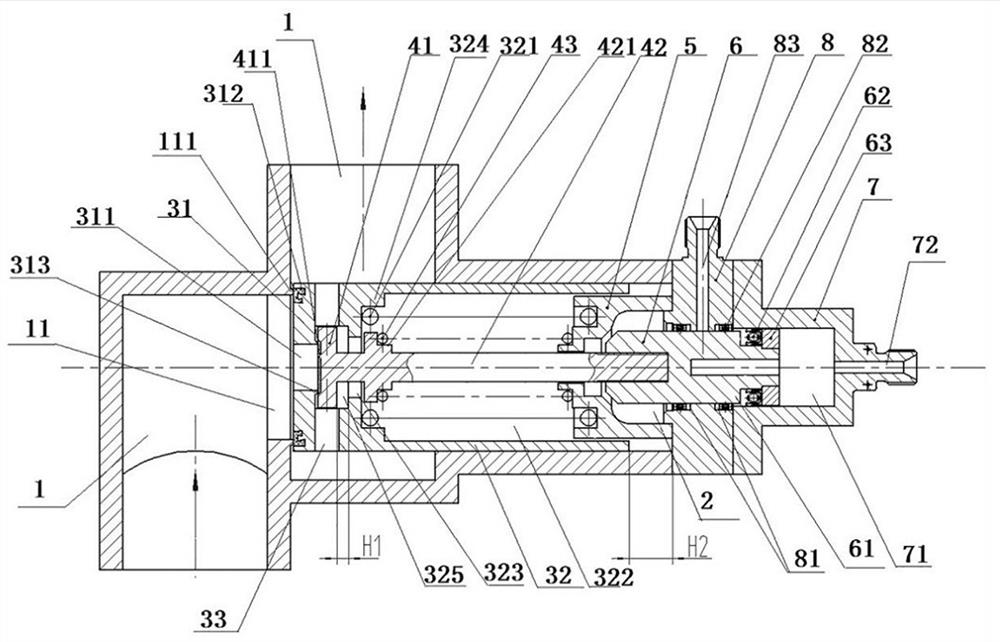 A shut-off valve, engine and rocket vehicle