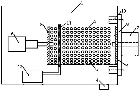 Fecal suction truck solid-liquid separation device