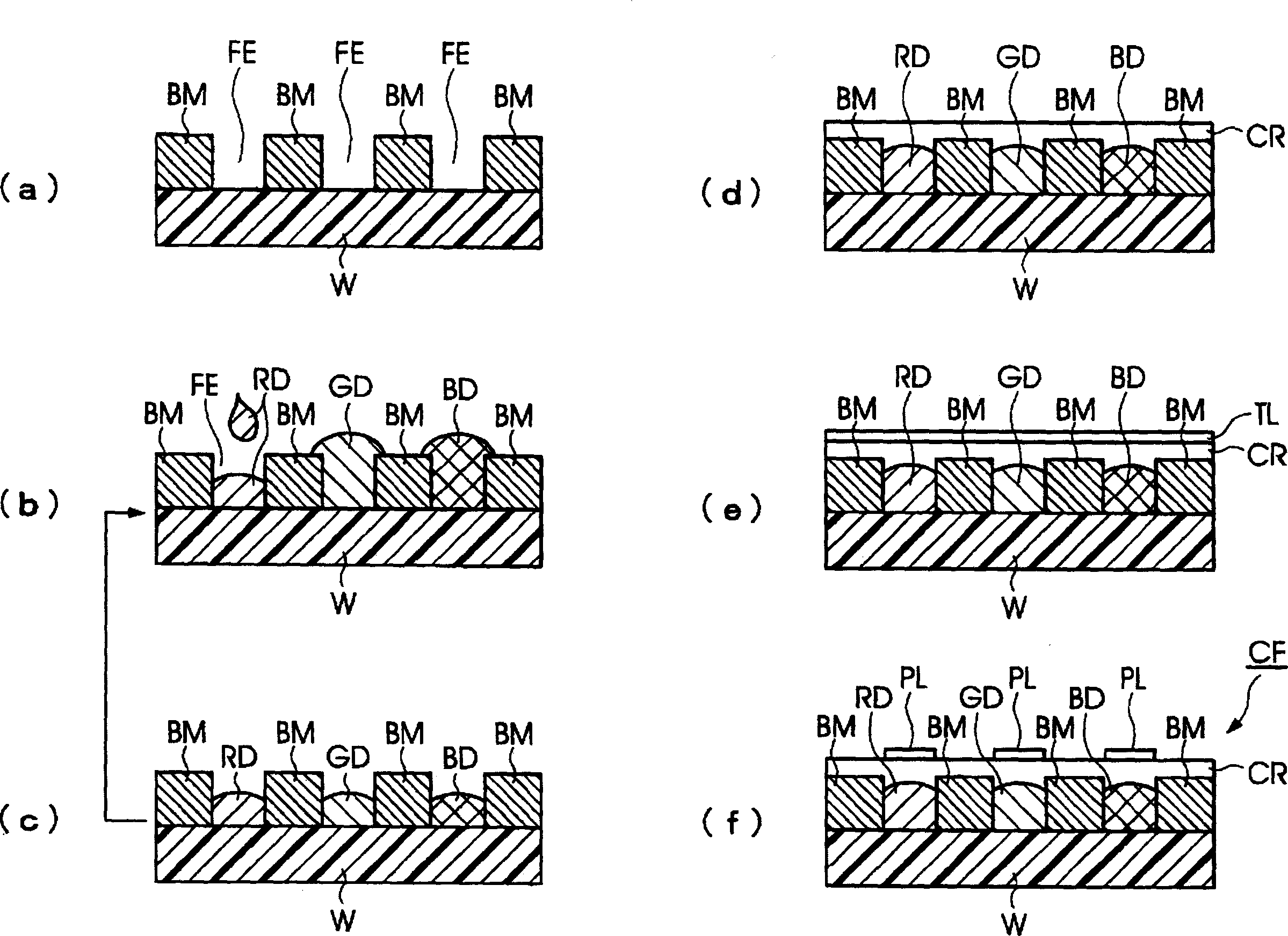 Driving device, method and procedure of spray nozzle, liquid drop spray out device and its manufacturing method