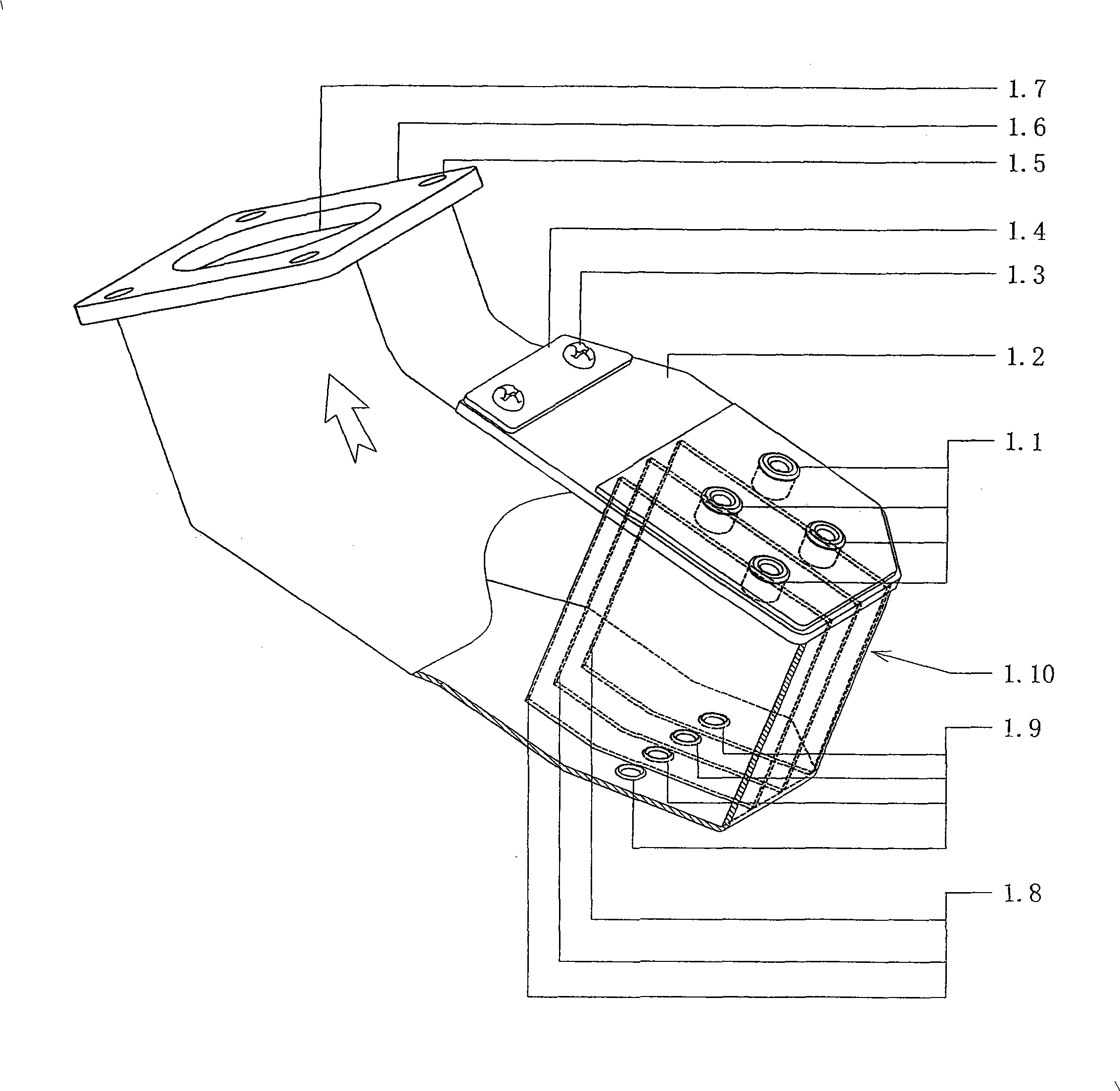 Yarn feeding device of weaving machine