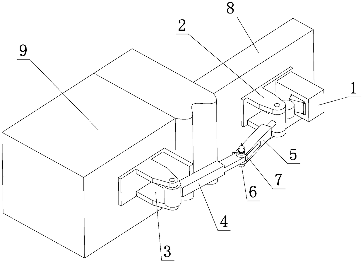 Invisible security door trigger signal emitting device