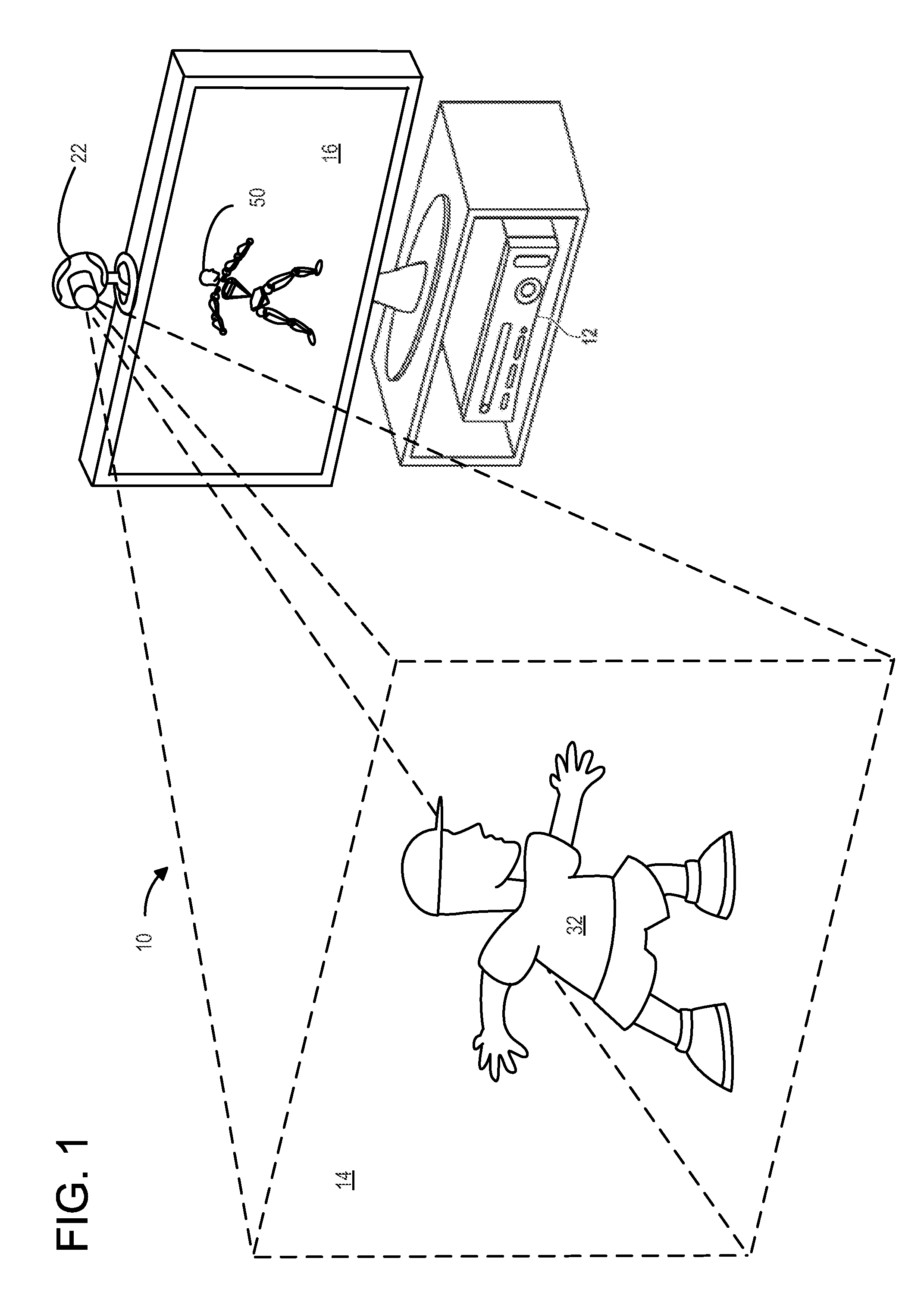 Driving simulator control with virtual skeleton