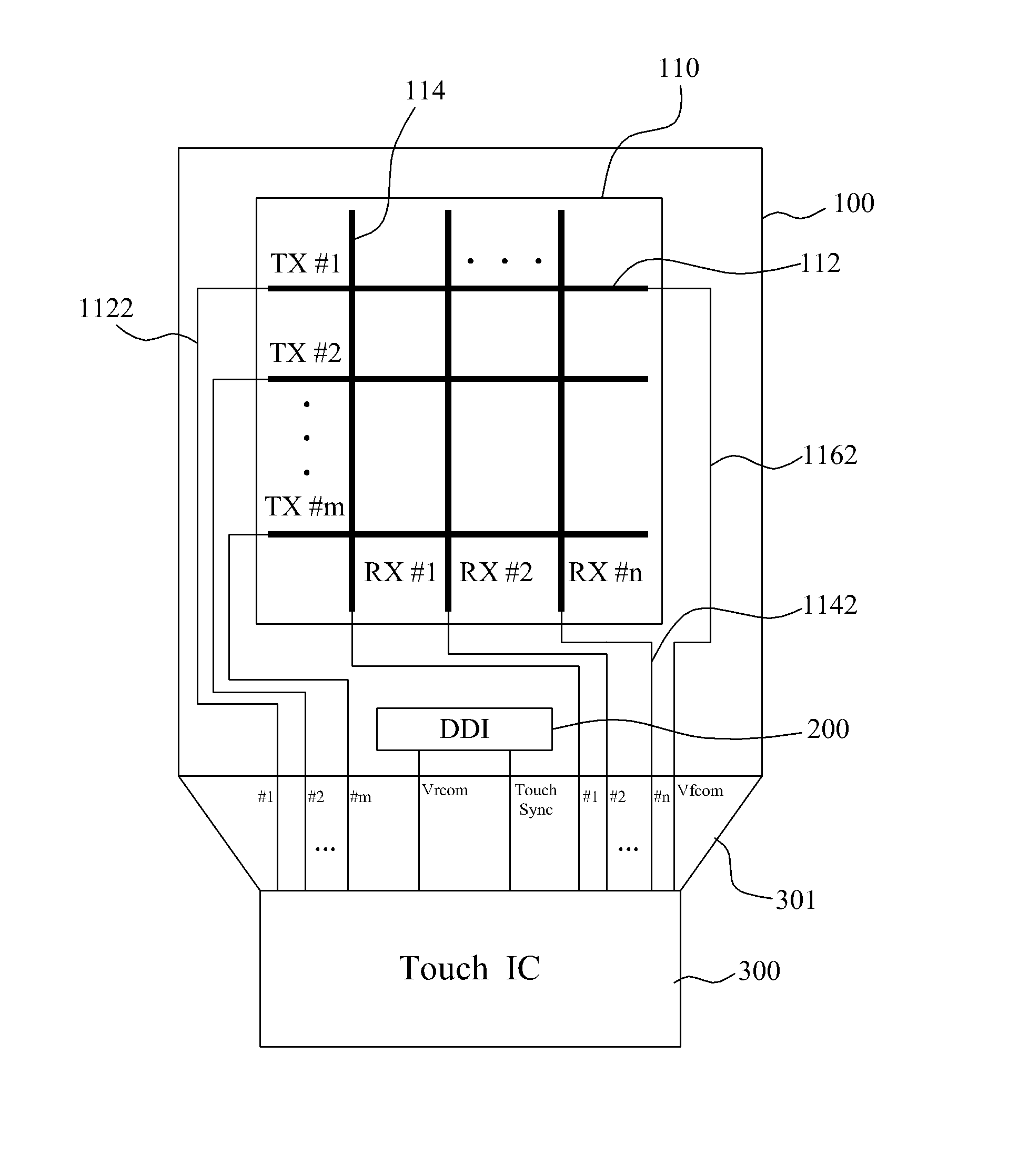 Display Device with Integrated Touch Screen