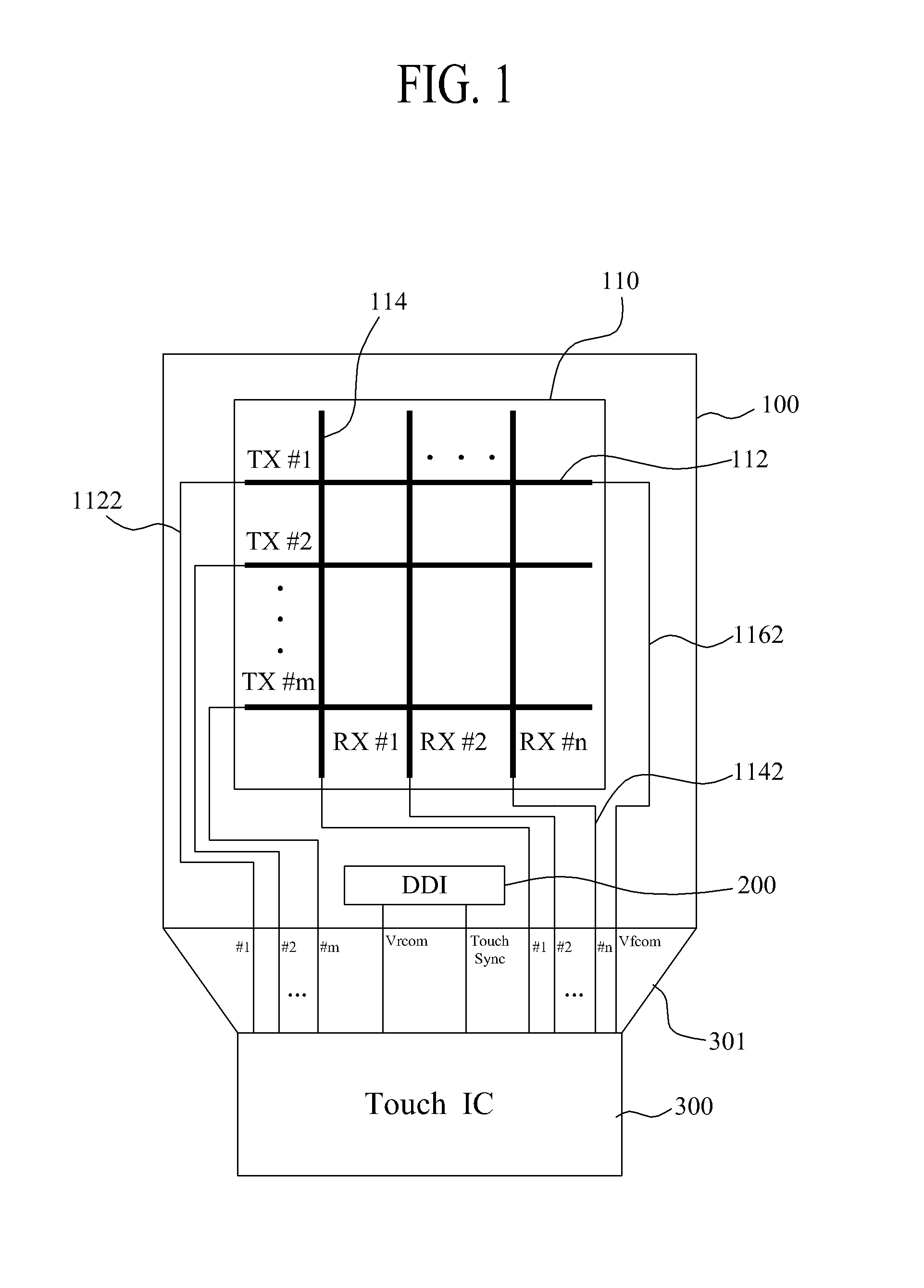 Display Device with Integrated Touch Screen