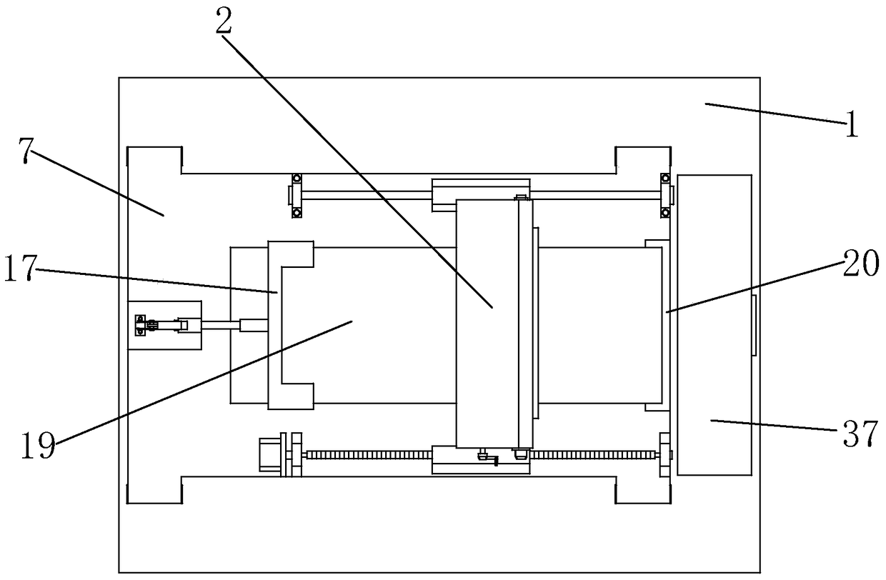 A polishing device for processing the surface of wooden boards