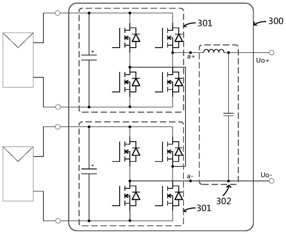 A cascaded inverter system