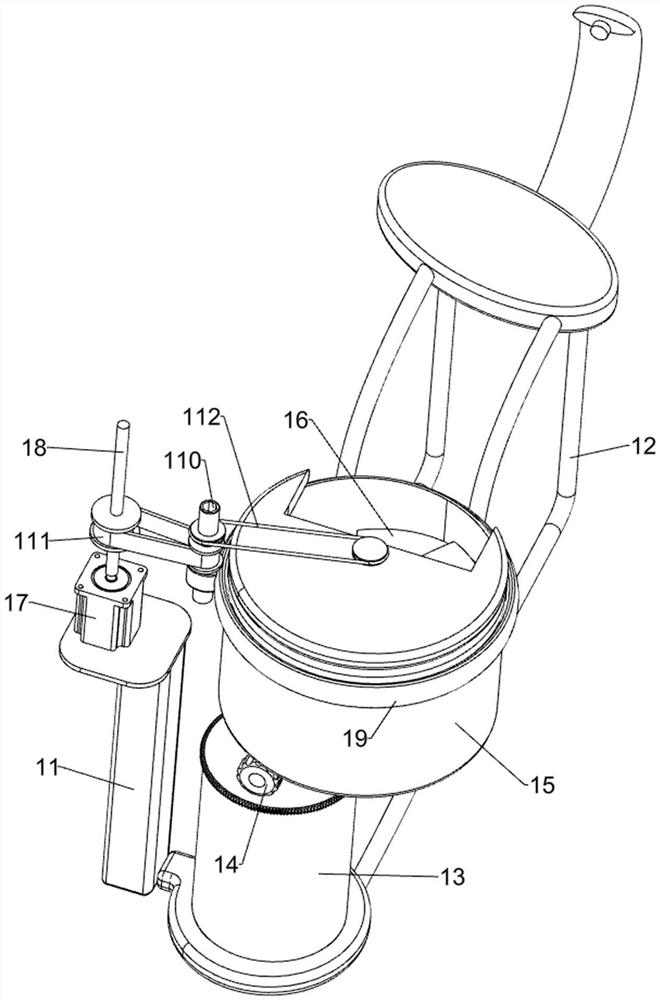 Energy-saving and environmental-friendly inferior ceramic dust-free treatment recycling device