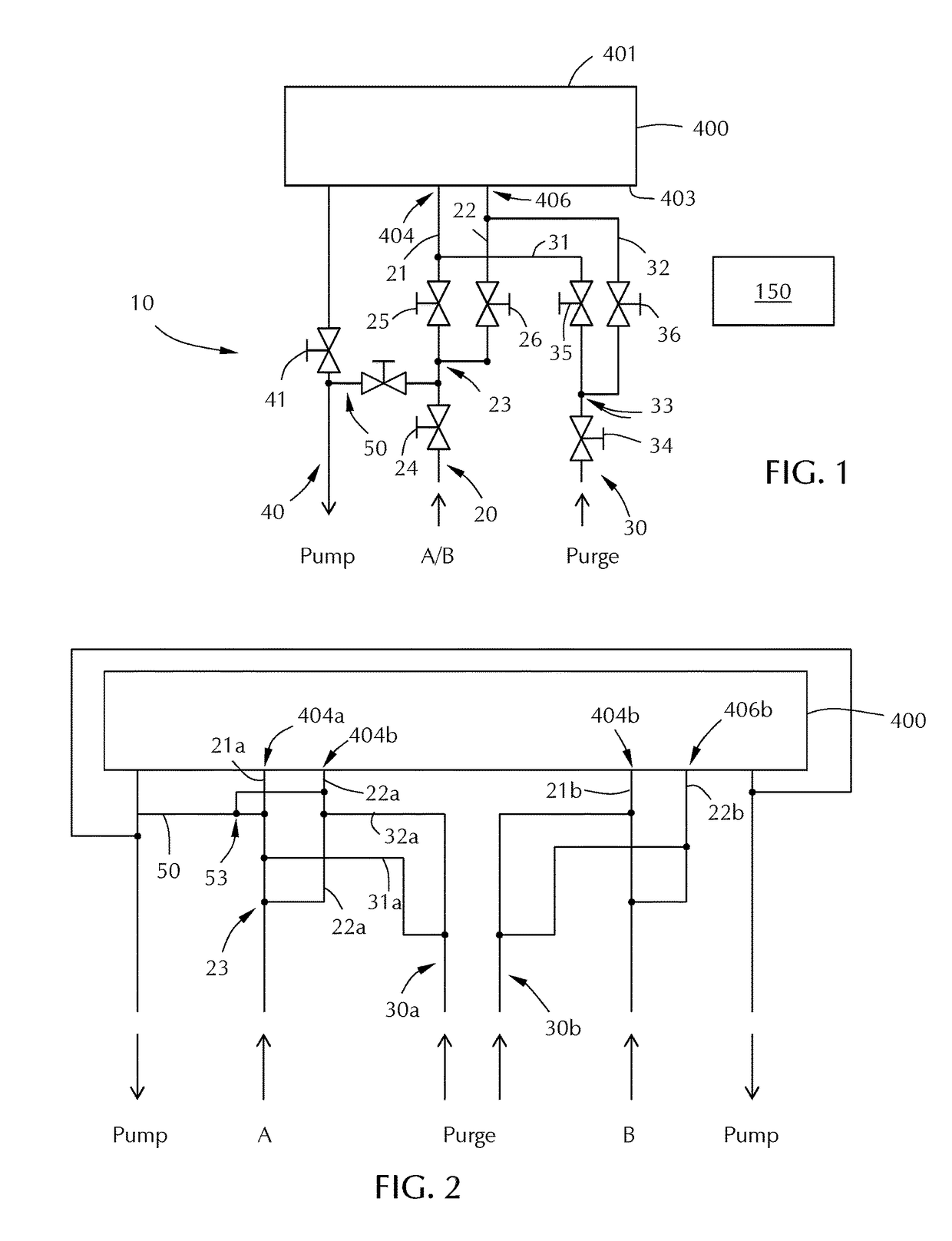 Dual-direction chemical delivery system for ALD/CVD chambers