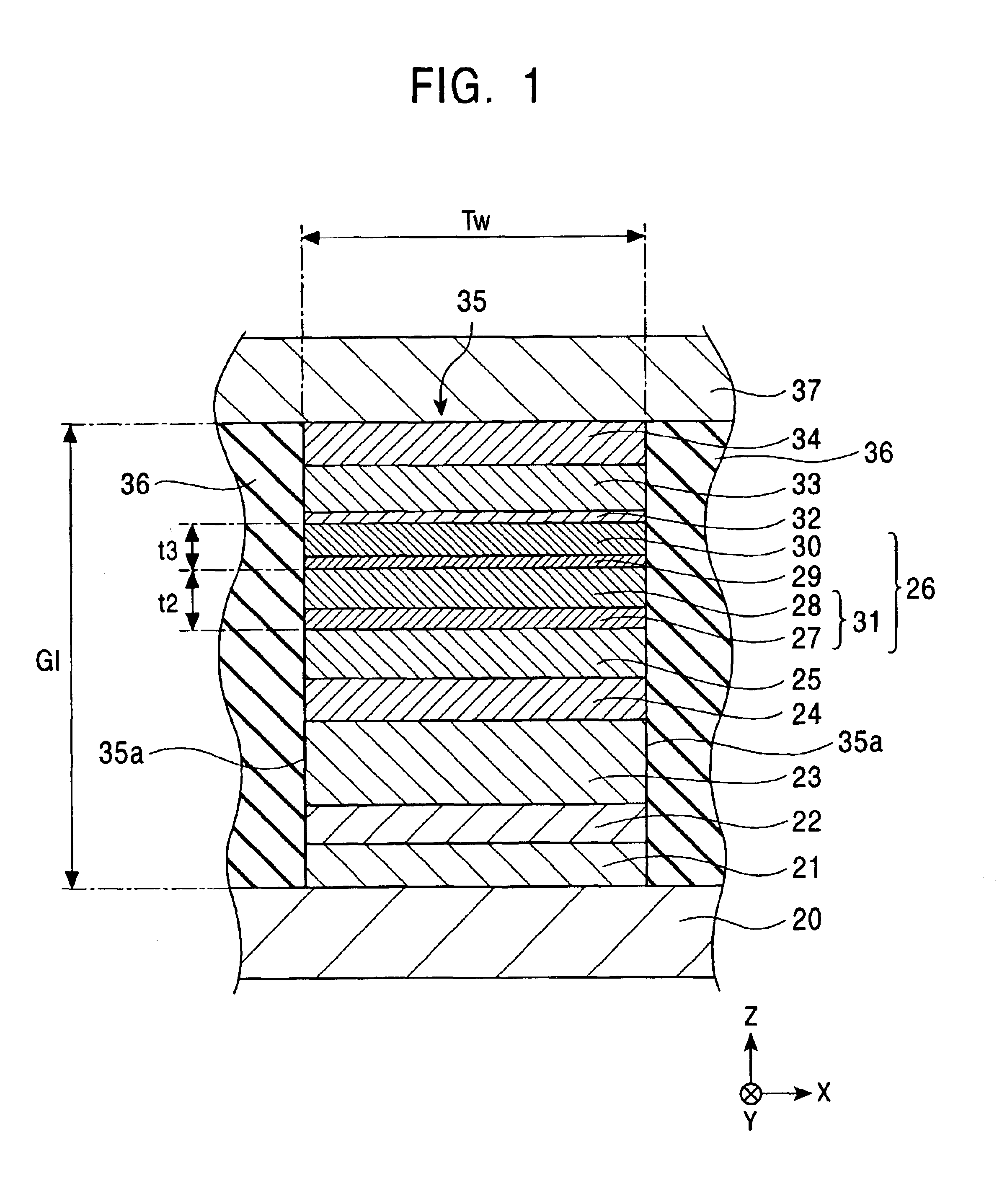 CPP mode magnetic sensing element including a multilayer free layer biased by an antiferromagnetic layer