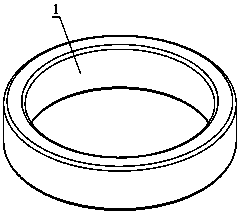 Process for machining flame cylinder floating wall tile blocks by adopting annular forgings