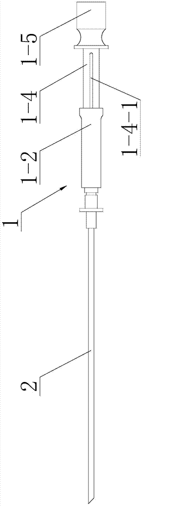 Split type multipole electrode needle compatible with magnetic resonance and radio frequency ablation