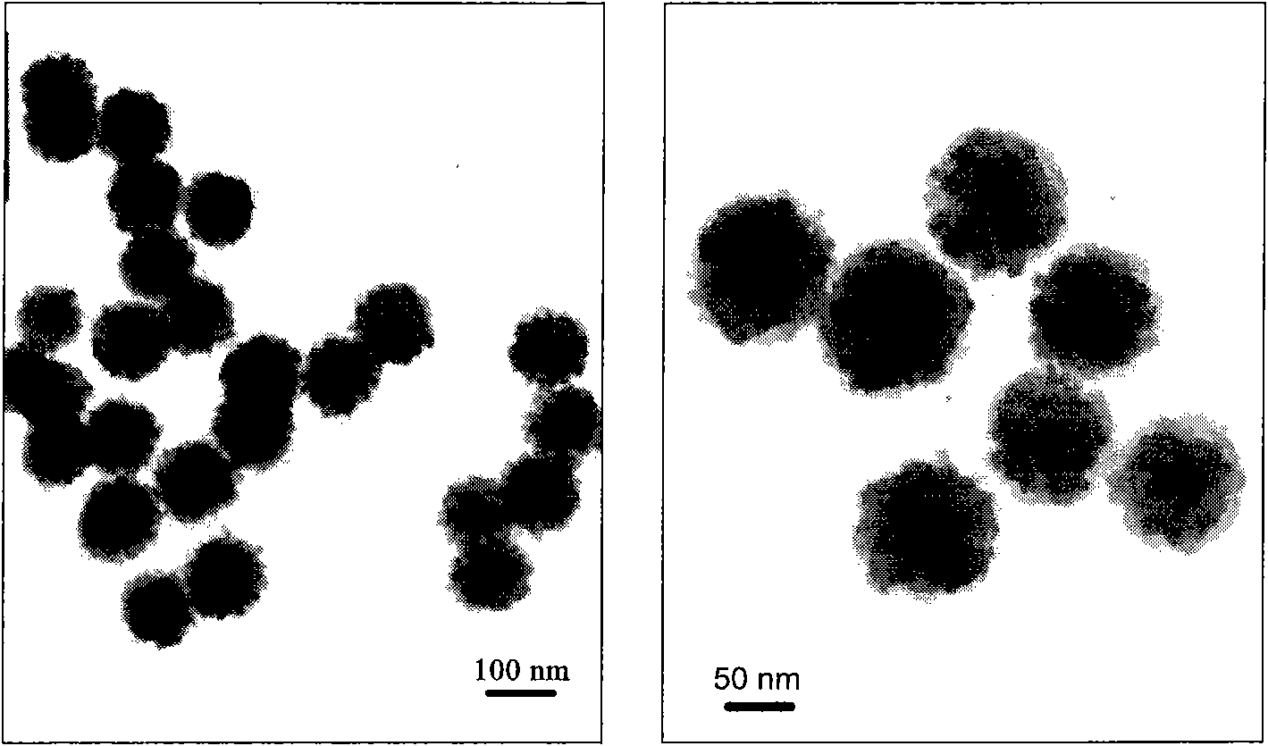 Organic modified nanometer complex oxide material and preparation method thereof