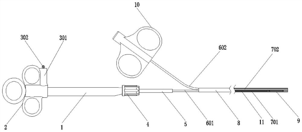 Medical snare with hemostasis and administration functions