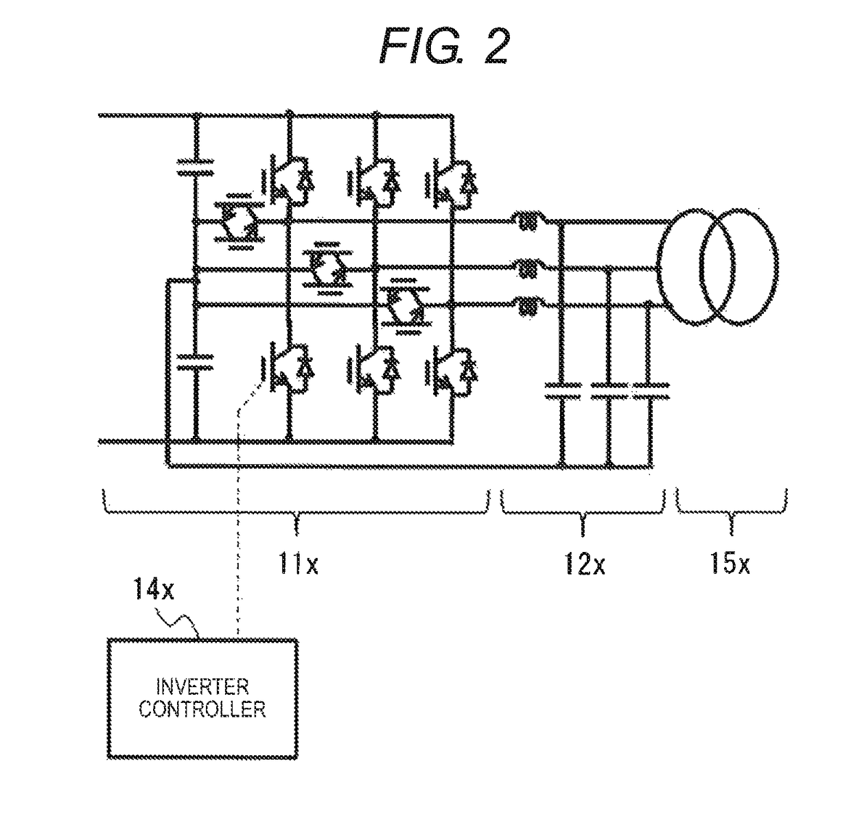 Power conversion apparatus with frequency operation change based on input voltage