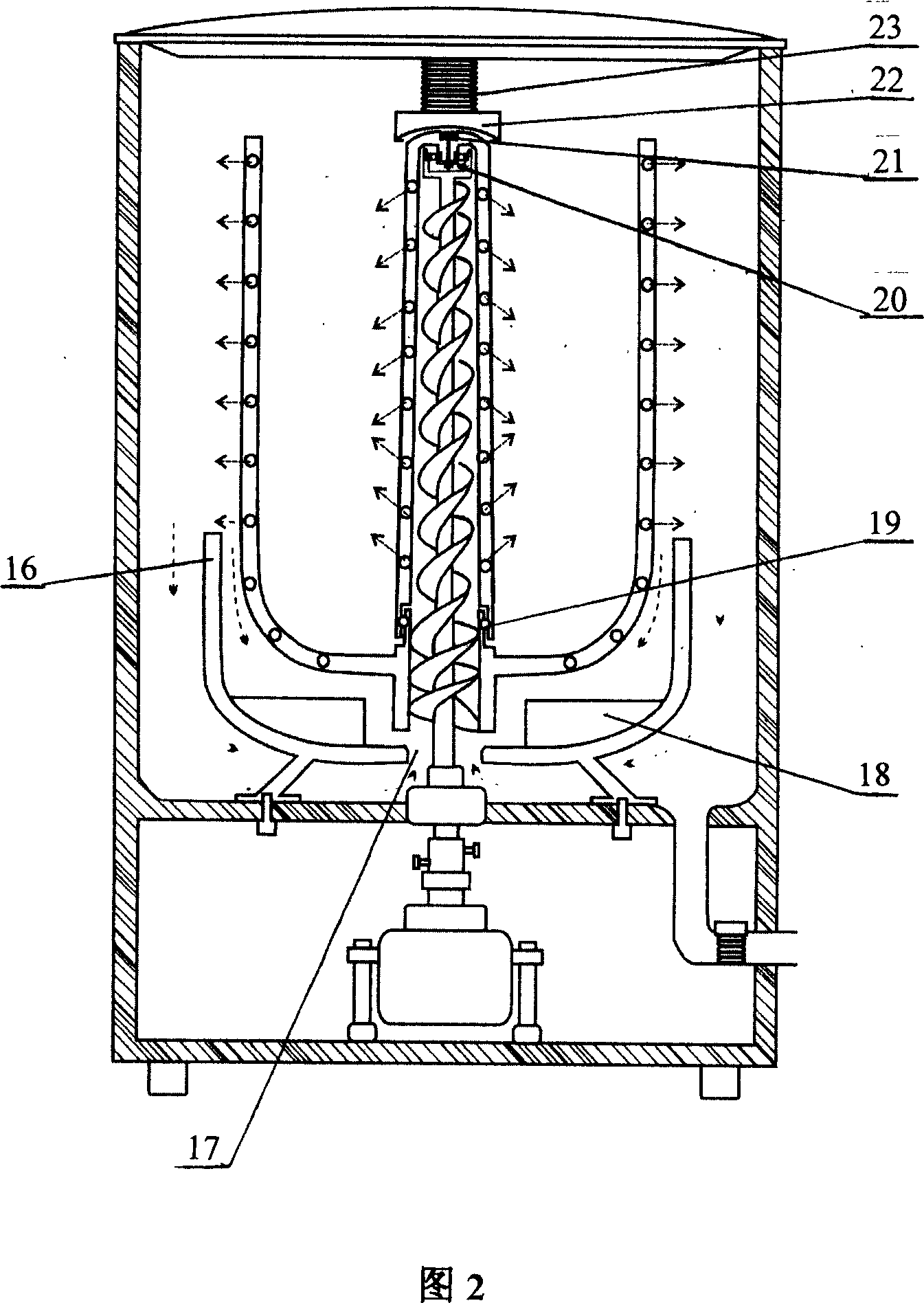 Full-automatic washing machine and laundry drier