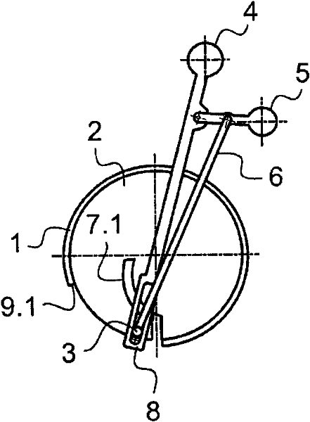 Aircraft throttle control device including a cam coupling