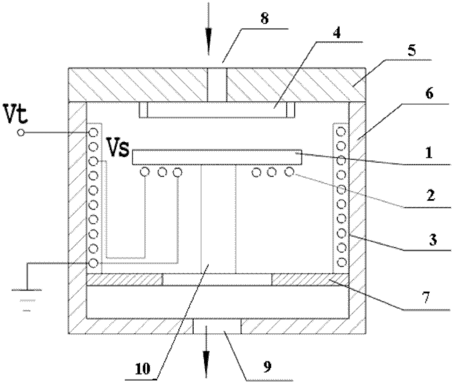 Cavity heating device