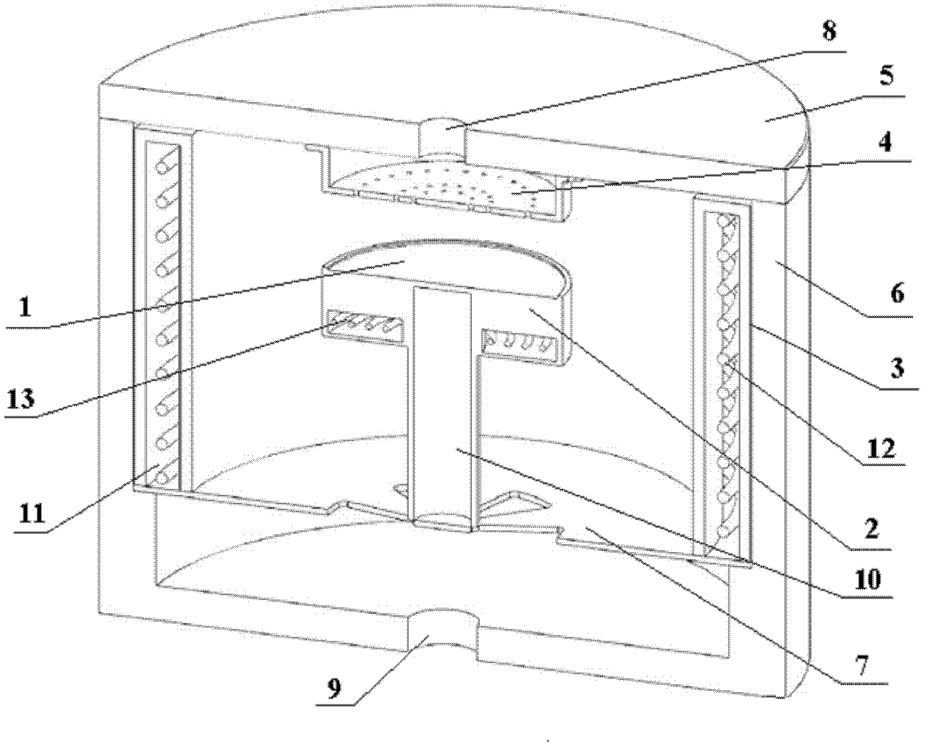 Cavity heating device