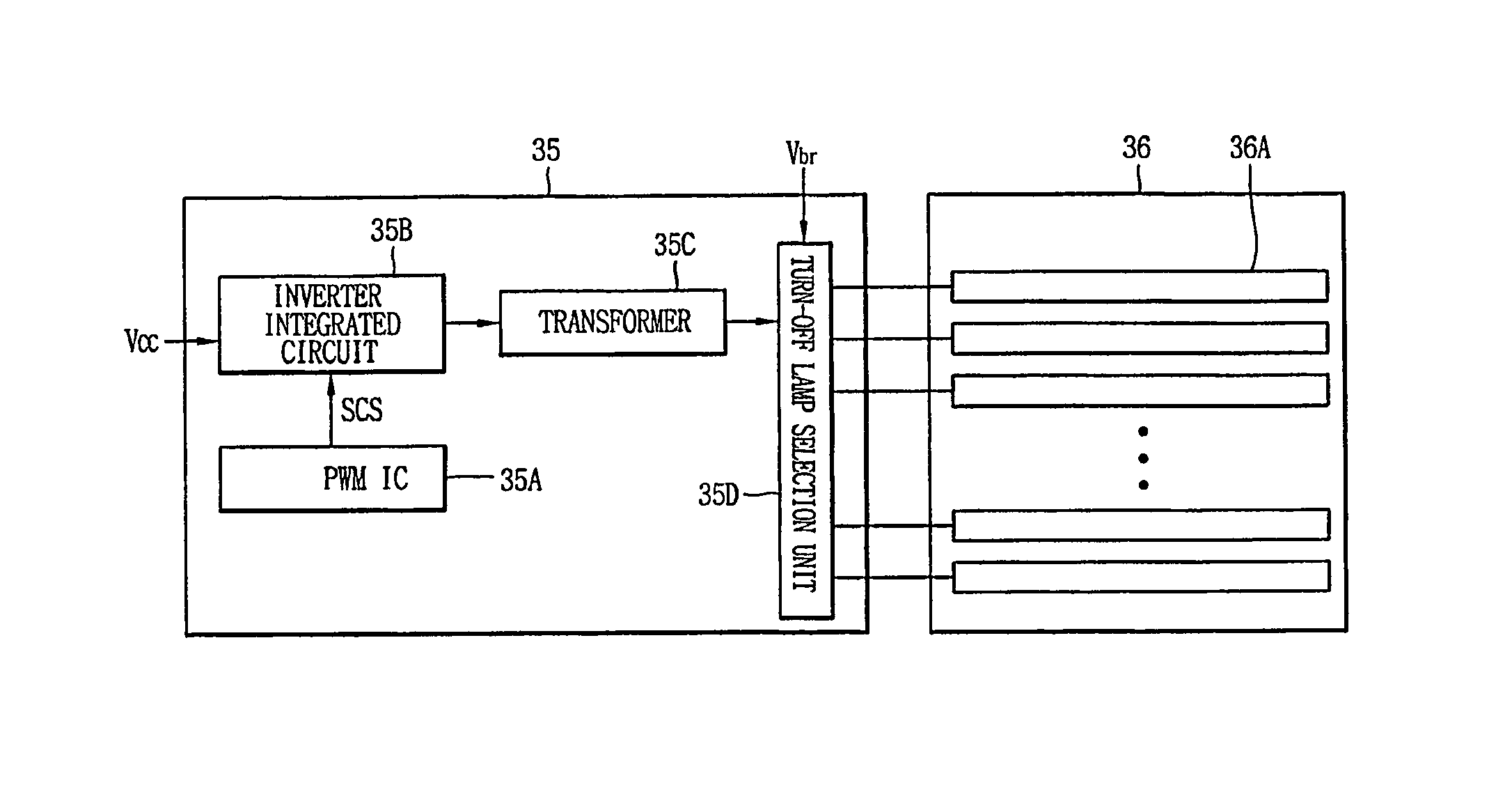 Lamp driving apparatus for liquid crystal display device having high contrast ratio