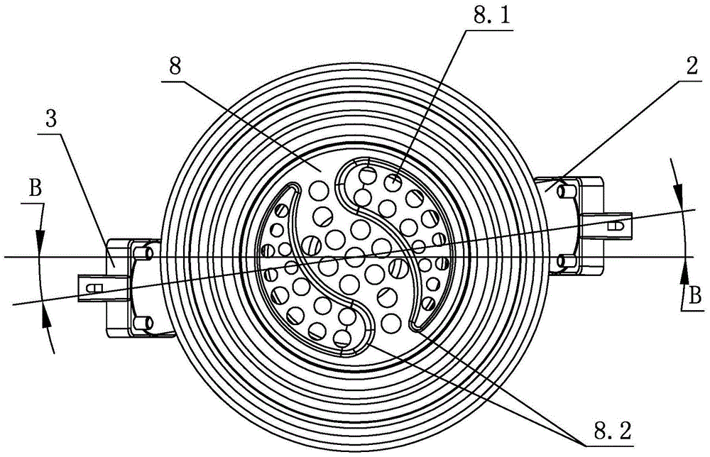 A cyclone combustion-supporting device