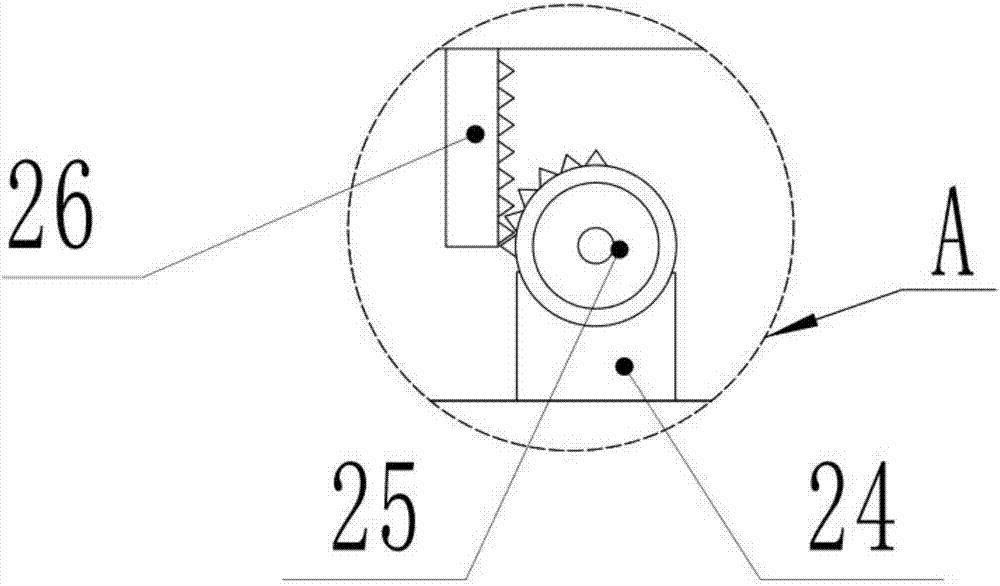 Graphite powder grinding and screening device for television picture tube