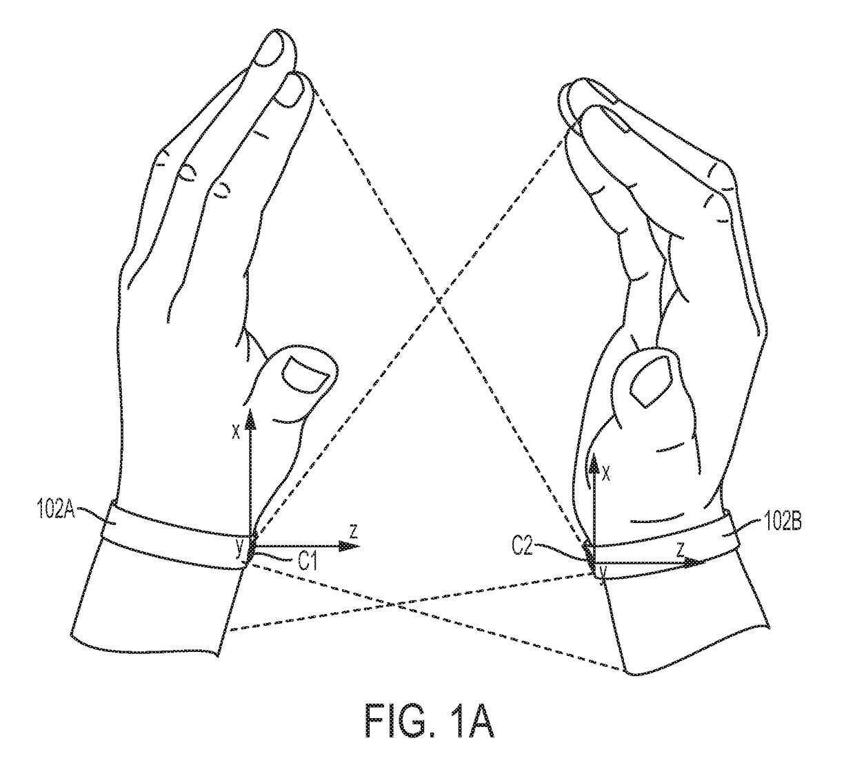 Gaming device with rotatably placed cameras