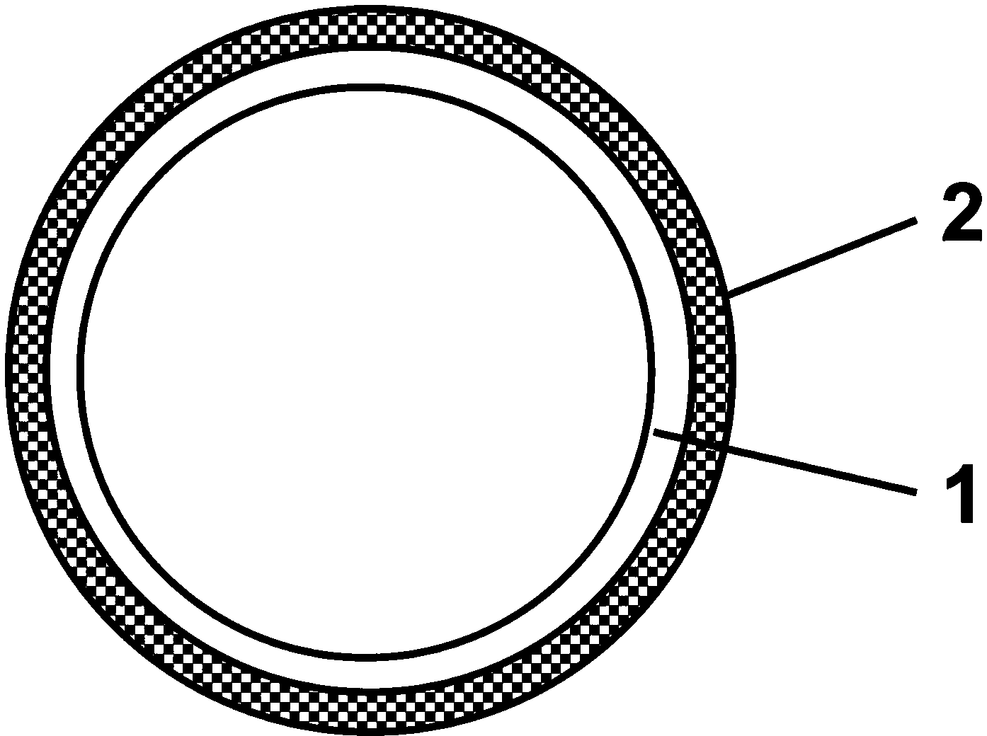 Expandable saccule provided with modified coating on surface and preparation process of expandable saccule