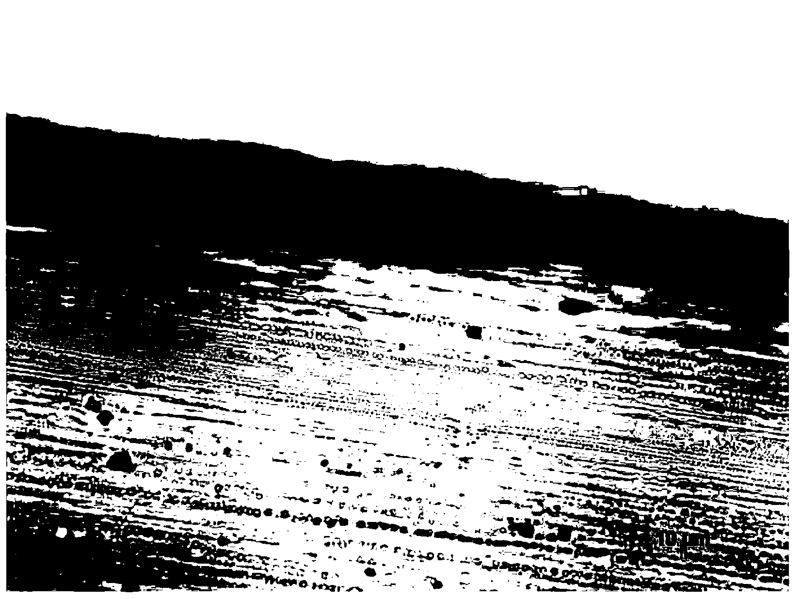 Expandable saccule provided with modified coating on surface and preparation process of expandable saccule