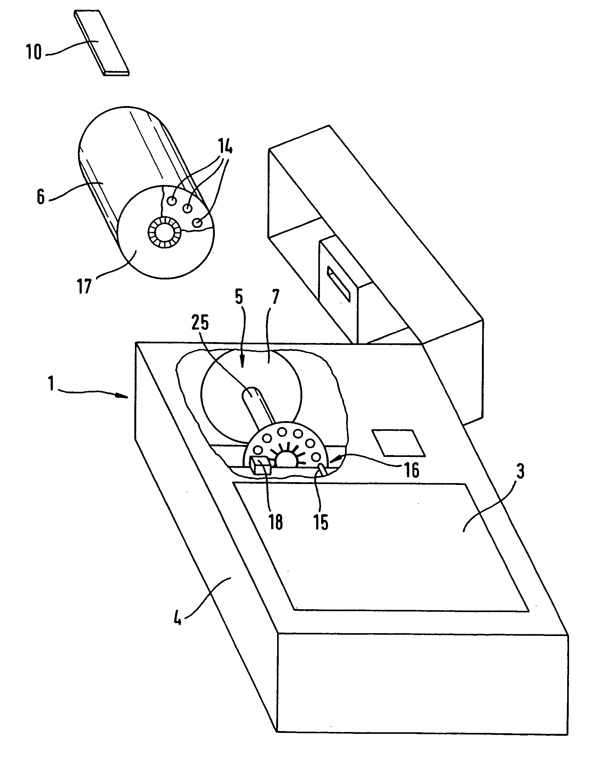 Hand-held analysis device