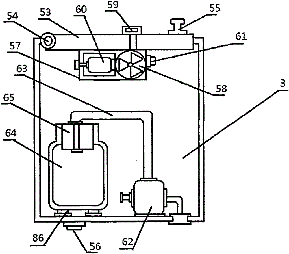 Tumor interventional dosing drainage treatment device