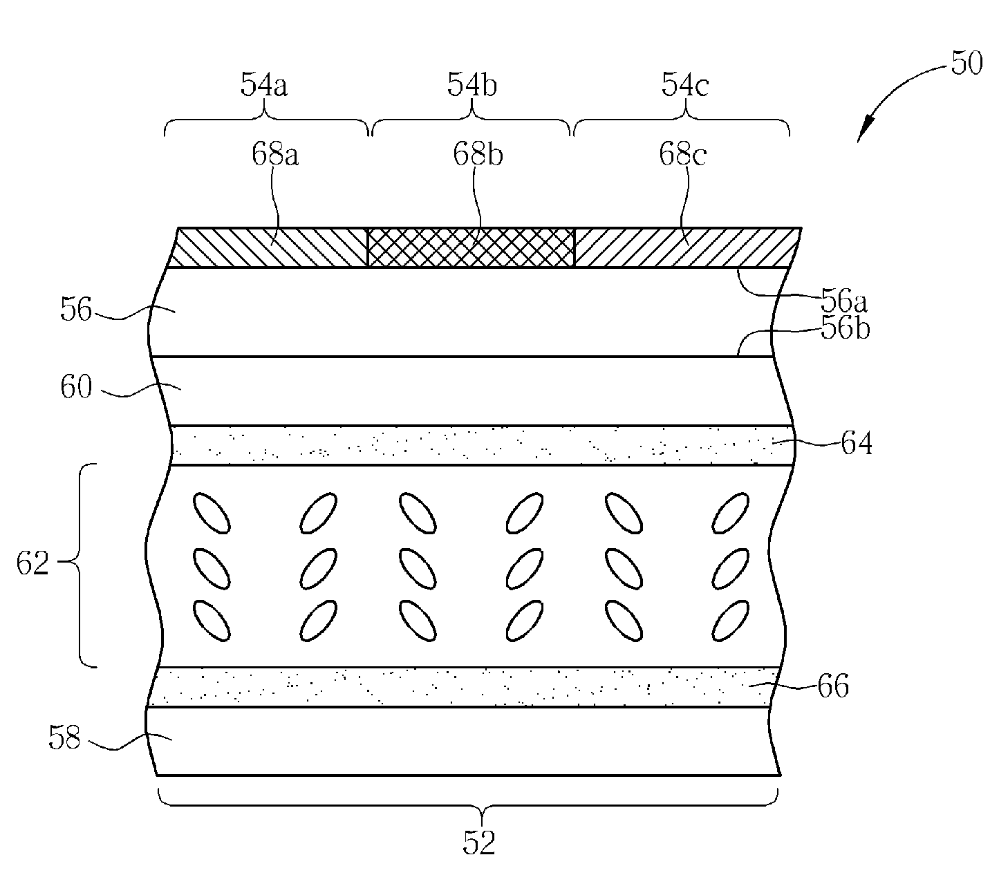 Liquid crystal on silicon display with micro color filters positioned on the top surface of the transparent substrate