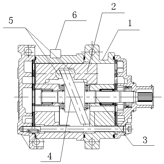 Speed measuring device of tilting frame type compressor