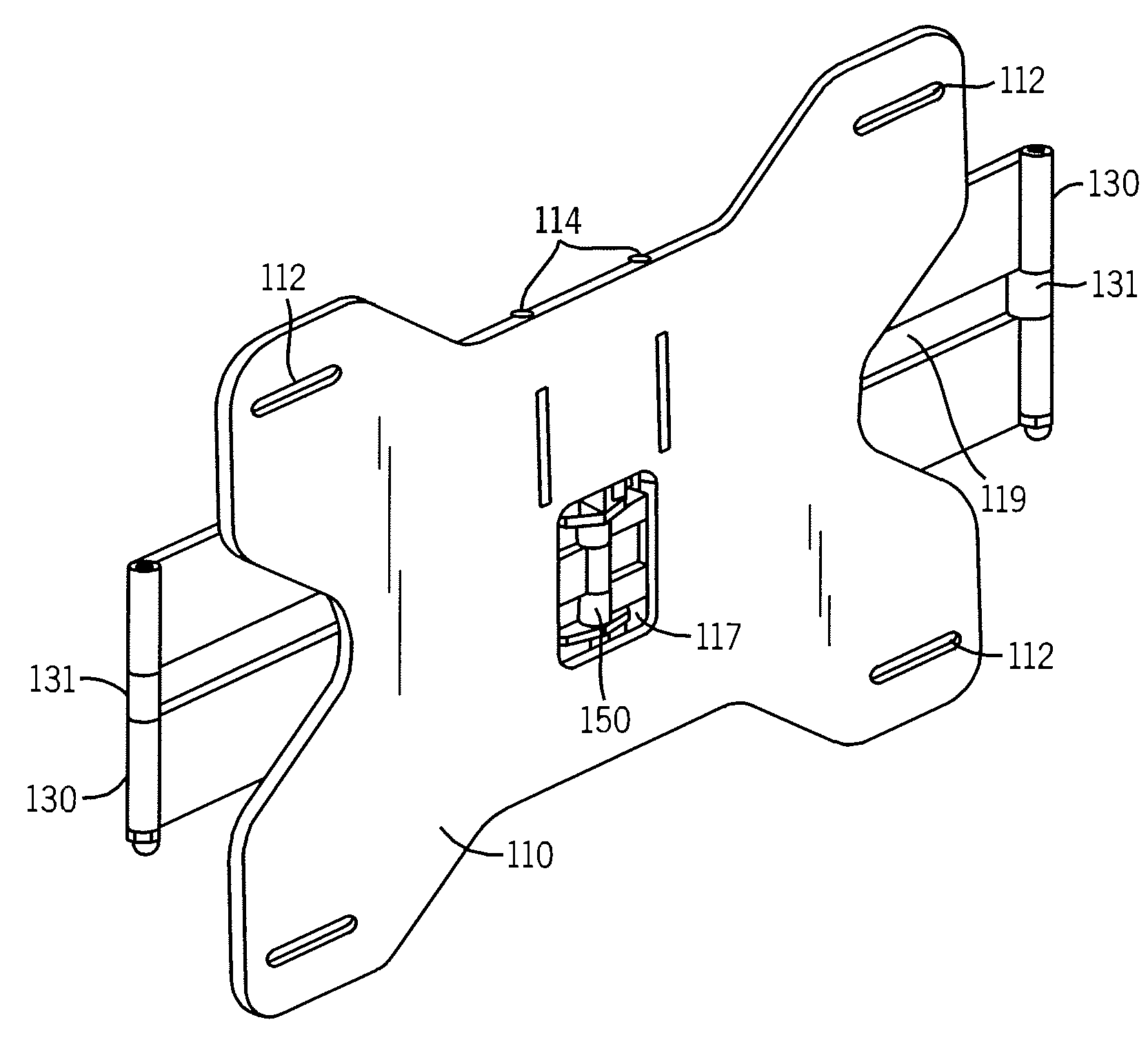 Multiple arm articulating mounting system