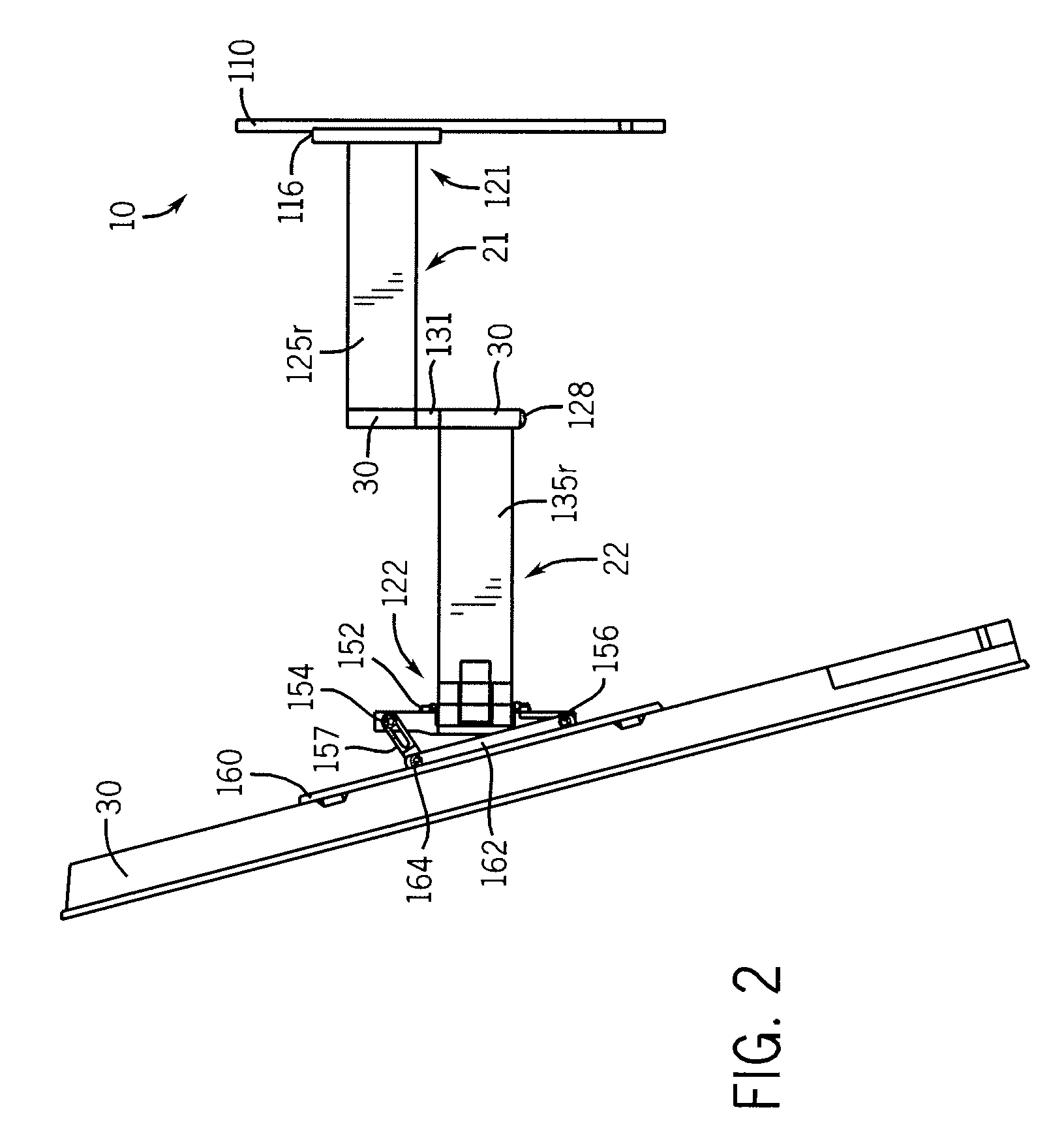 Multiple arm articulating mounting system