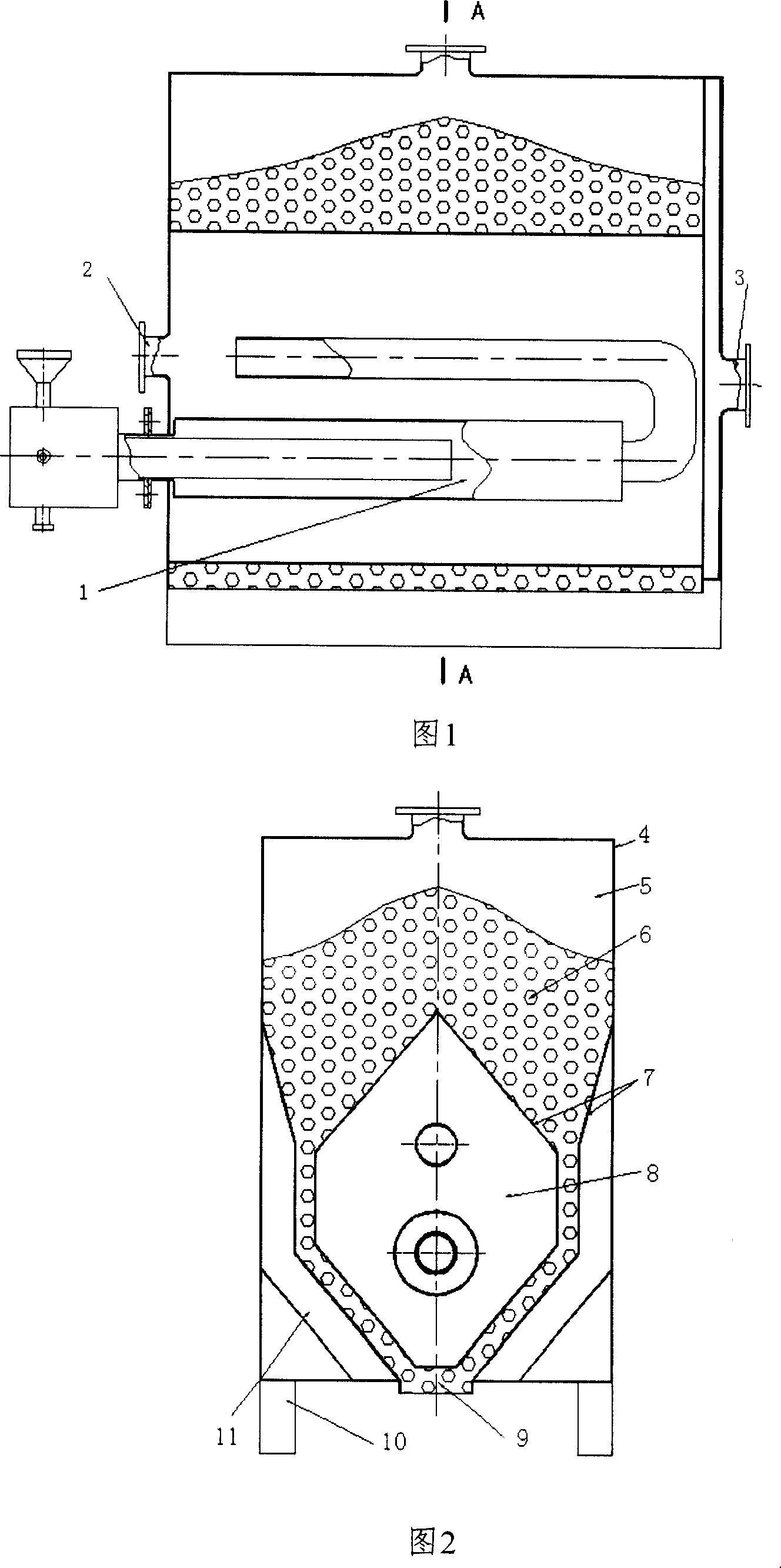 Grain drying device