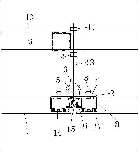 Curved surface aluminum plate curtain wall hanging-connection system adjustable in three-dimensional space