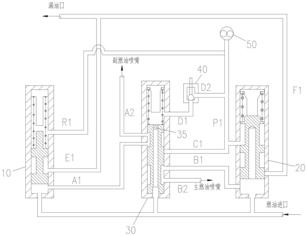 Function integrated fuel valve assembly