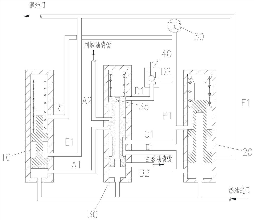 Function integrated fuel valve assembly