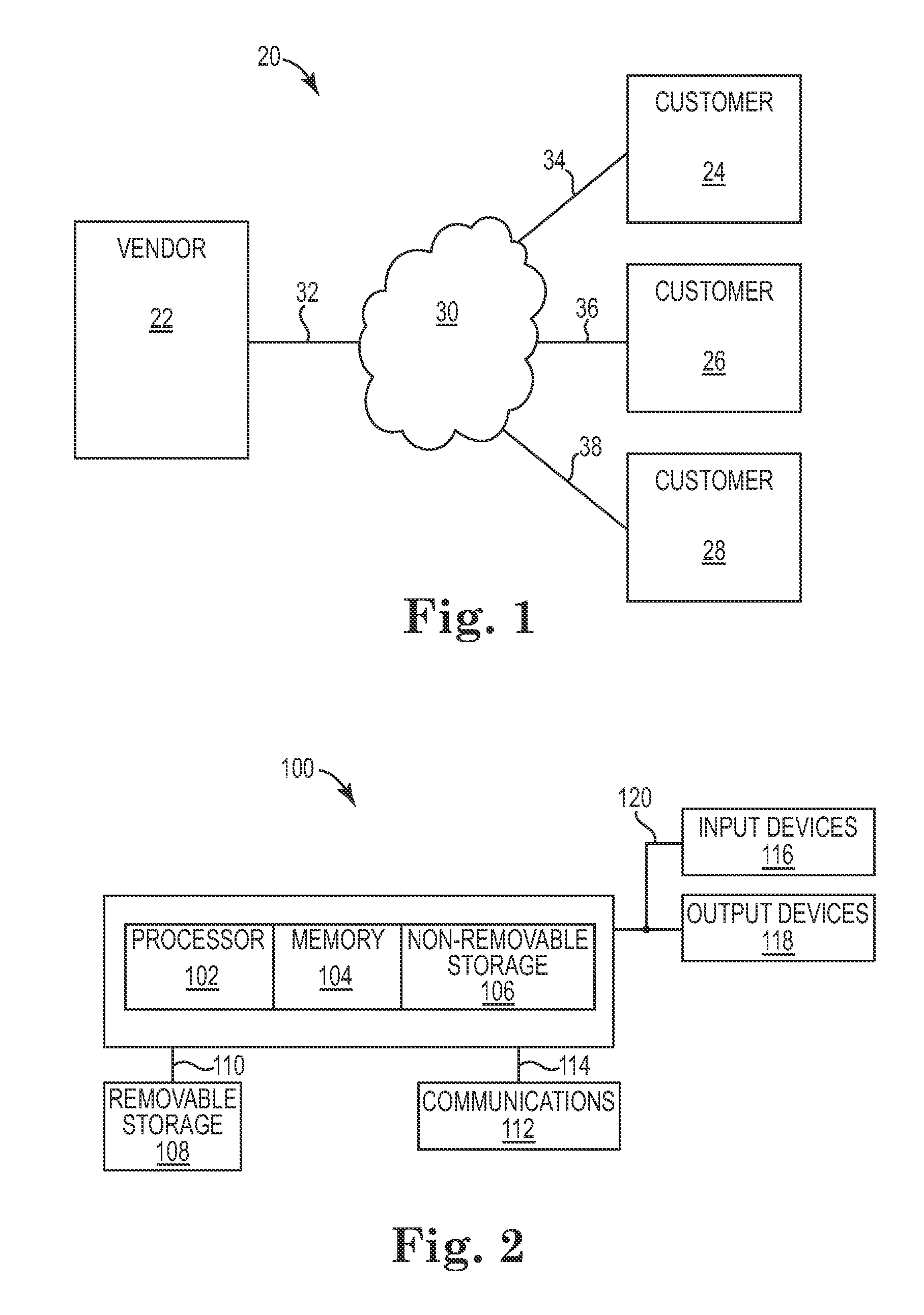 System including a vendor computer system for testing software products in a cloud network