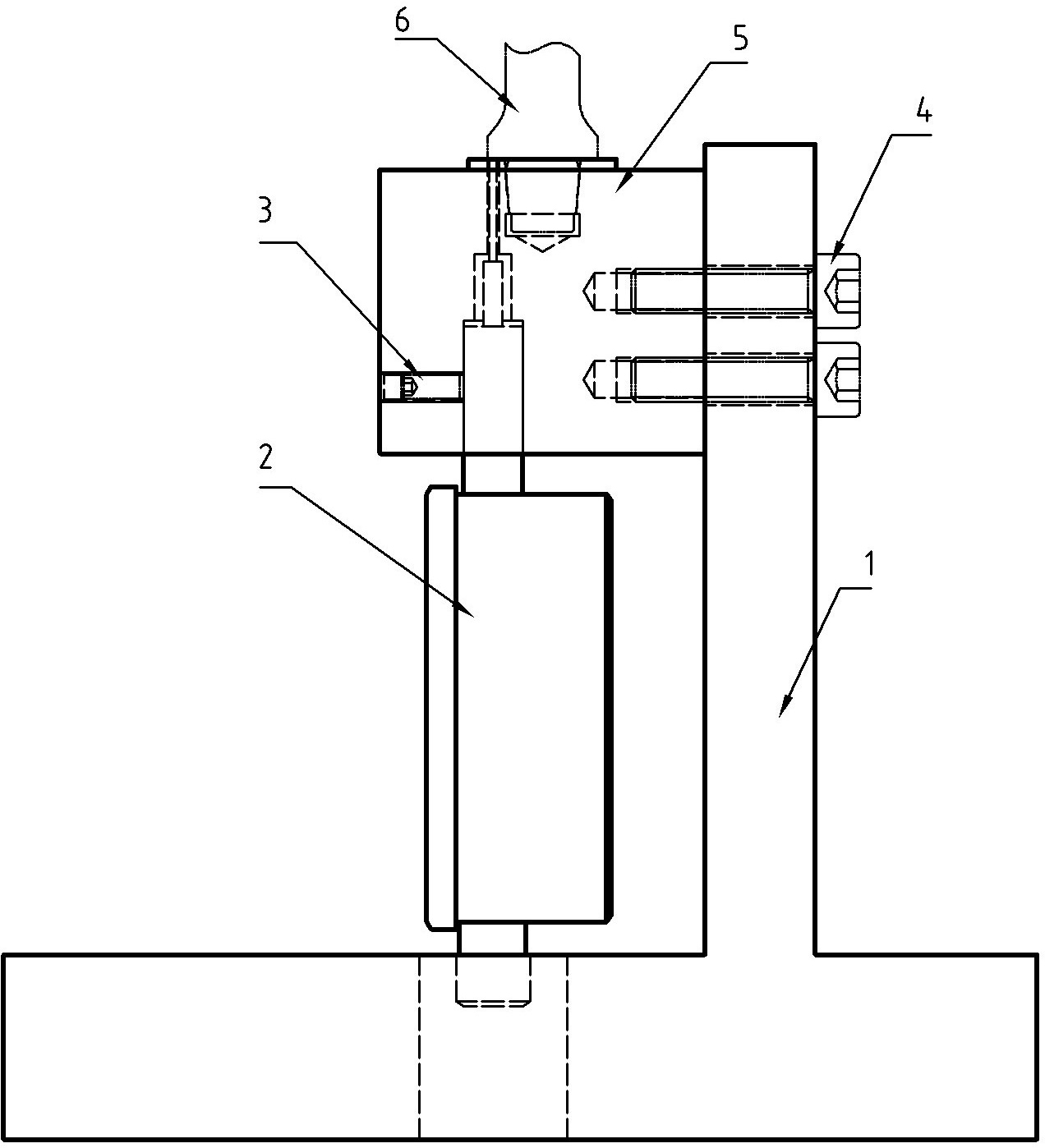 Special measuring tool for 10-degree end face of hyperfine structure (HSF)-10 handle