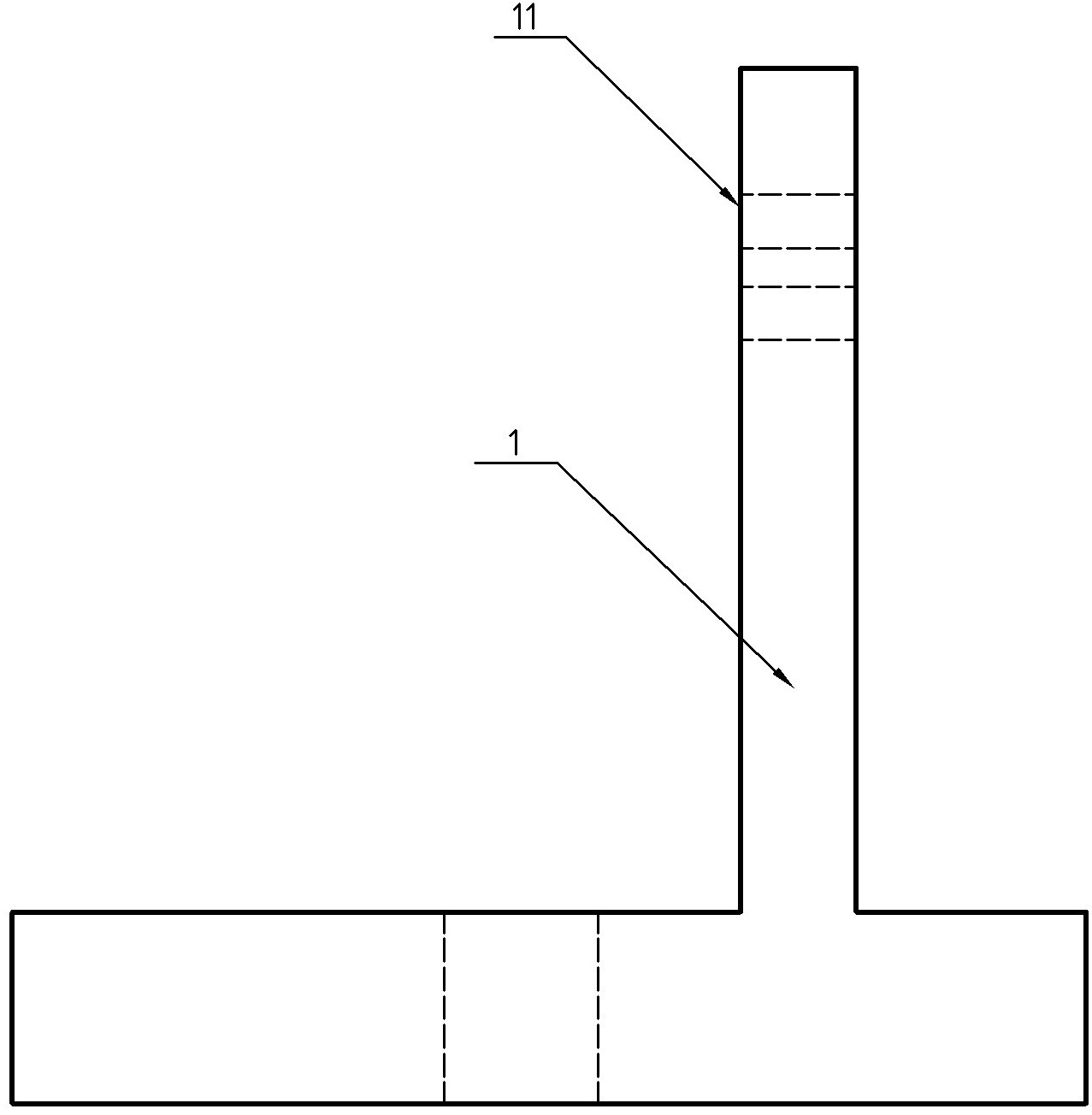 Special measuring tool for 10-degree end face of hyperfine structure (HSF)-10 handle