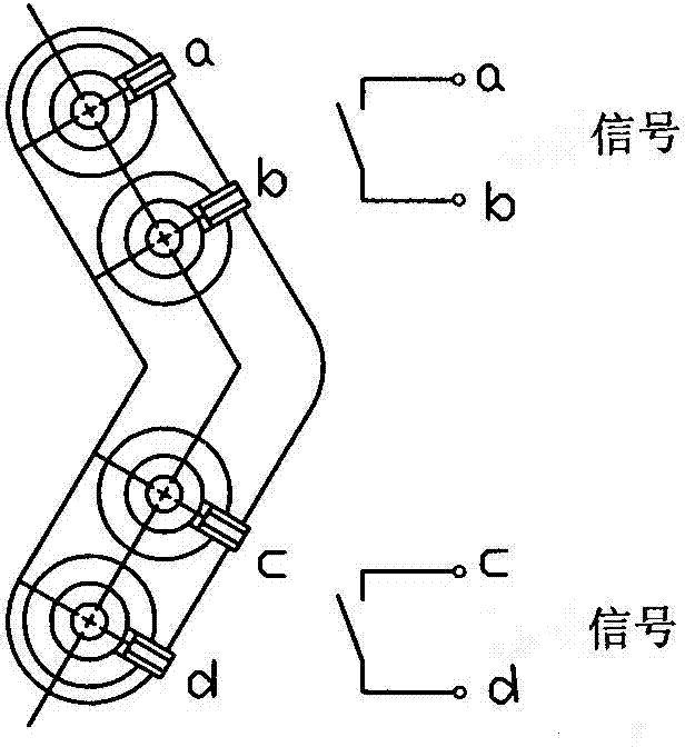 Baffle-type one-way overspeed cut-off valve