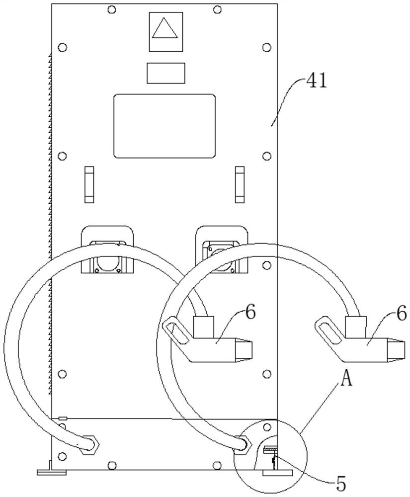 Double-gun self-adjusting direct current charging device