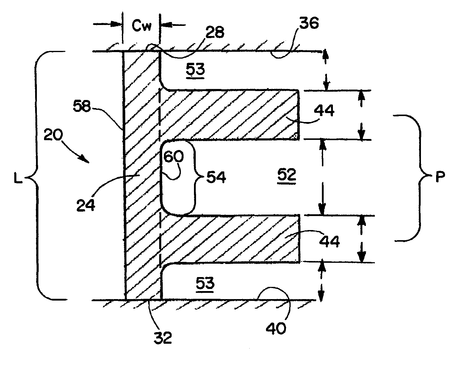 Ultra-high vacuum metallic seal