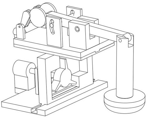 A coal mine goaf filling and grouting equipment