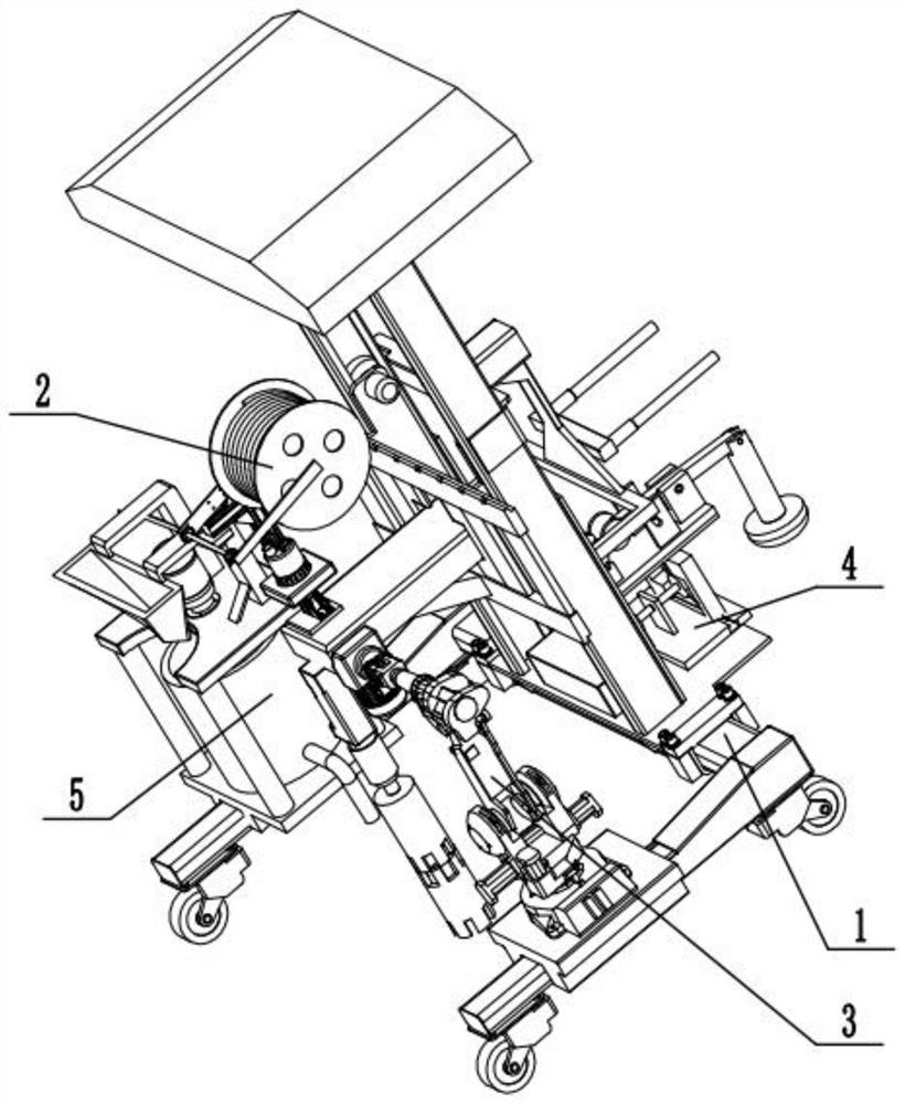 A coal mine goaf filling and grouting equipment