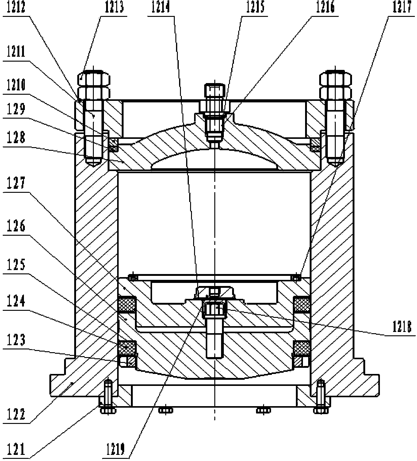 Hydraulic drive pressure reducing valve for wind tunnel