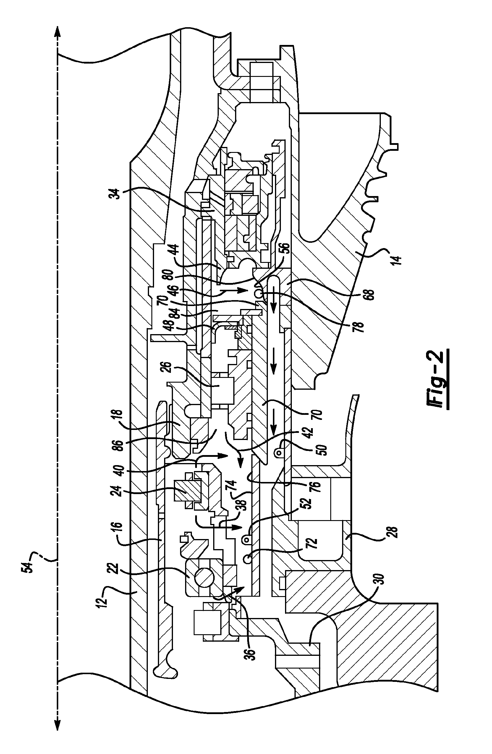 Lubrication scavenge system