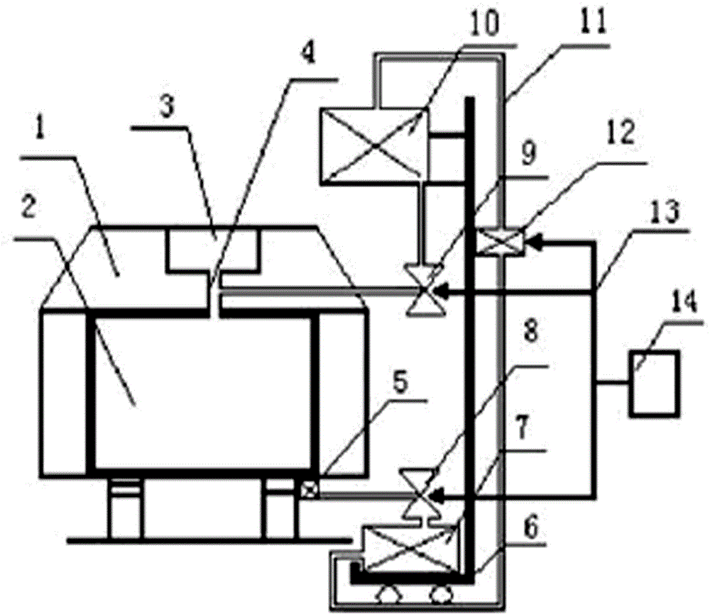 Novel online oil replacing device of oil-immersed transformer