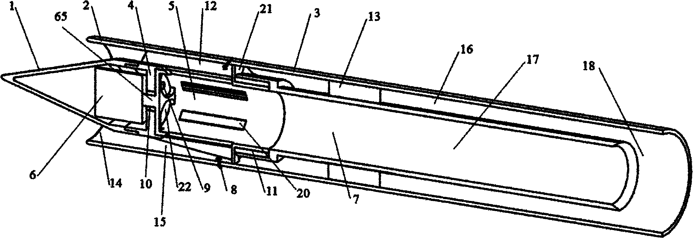 Single-tube rotary valve type double-bypass pulse detonation engine